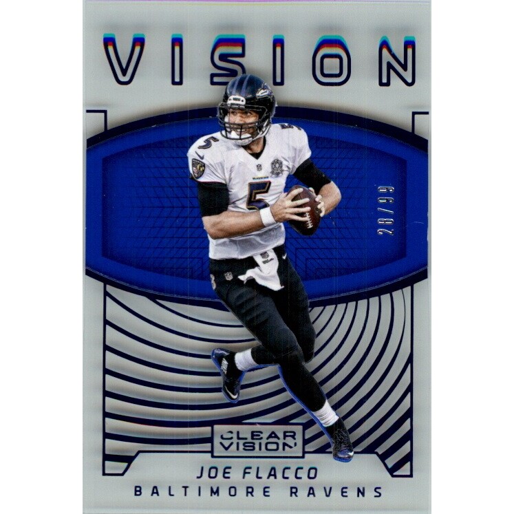 2016 Panini Clear Vision Vision Blue #13 Joe Flacco
