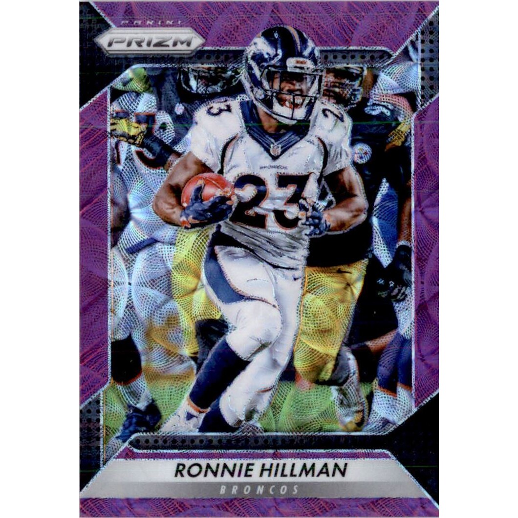 2016 Panini Prizm Prizms Purple Scope #124 Ronnie Hillman