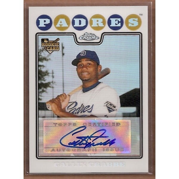 2008 Topps Chrome Refractors #234 Callix Crabbe AU. rookie card picture
