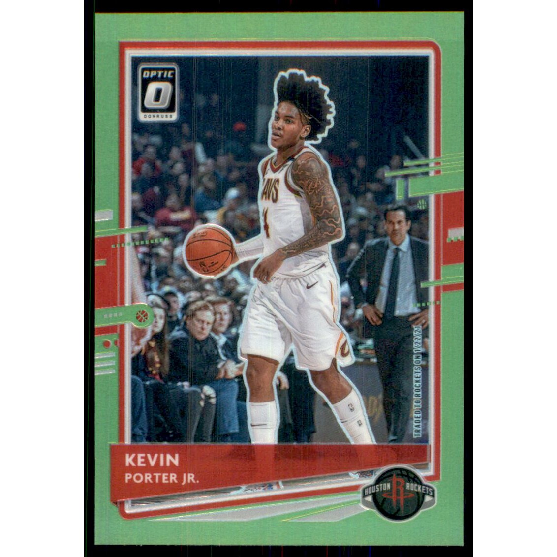 2020-21 Donruss Optic Lime Green #115 Kevin Porter Jr.