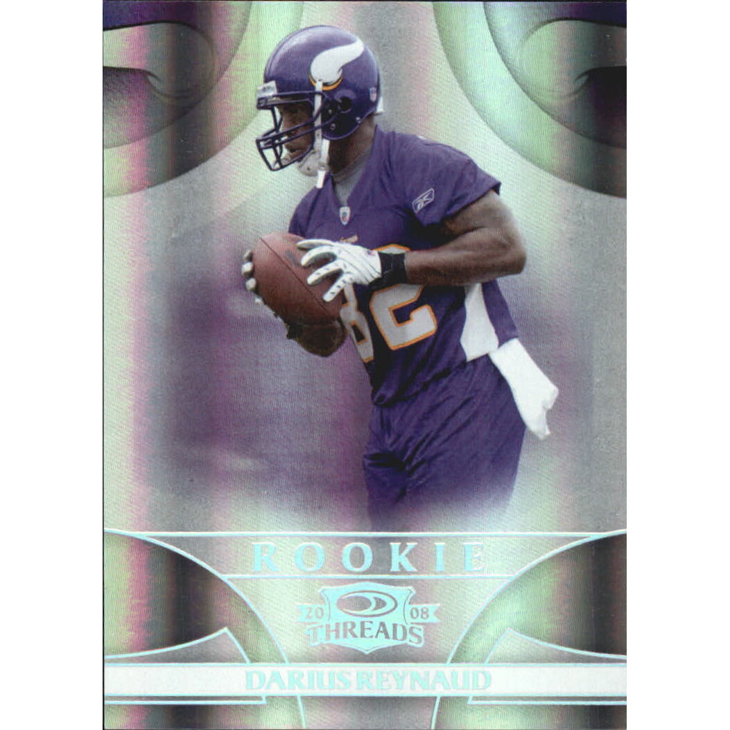 2008 Donruss Threads Silver Holofoil #173 Darius Reynaud. rookie card picture