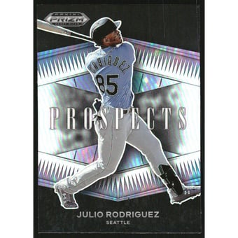 2021 Panini Prizm Draft Picks Prospects Prizms Silver #7 Julio Rodriguez