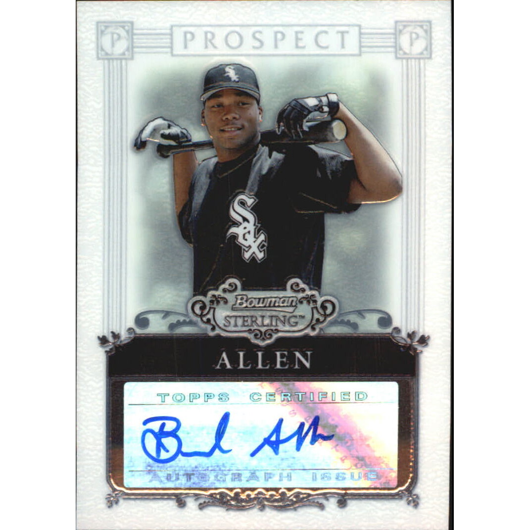 2006 Bowman Sterling Prospects #BA Brandon Allen AU B. rookie card picture