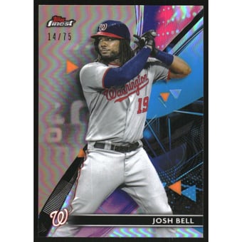 2021 Finest Rose Gold Refractors #32 Josh Bell