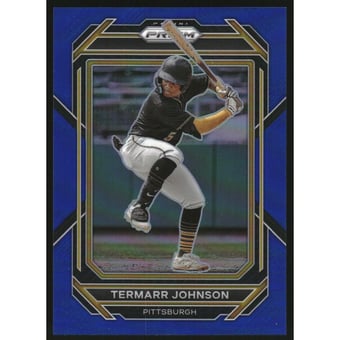 2023 Panini Prizm Prizms Blue #126 Termarr Johnson