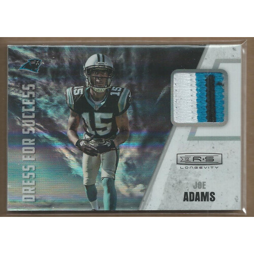 2012 Rookies and Stars Longevity Dress for Success Jerseys Prime #29 Joe Adams