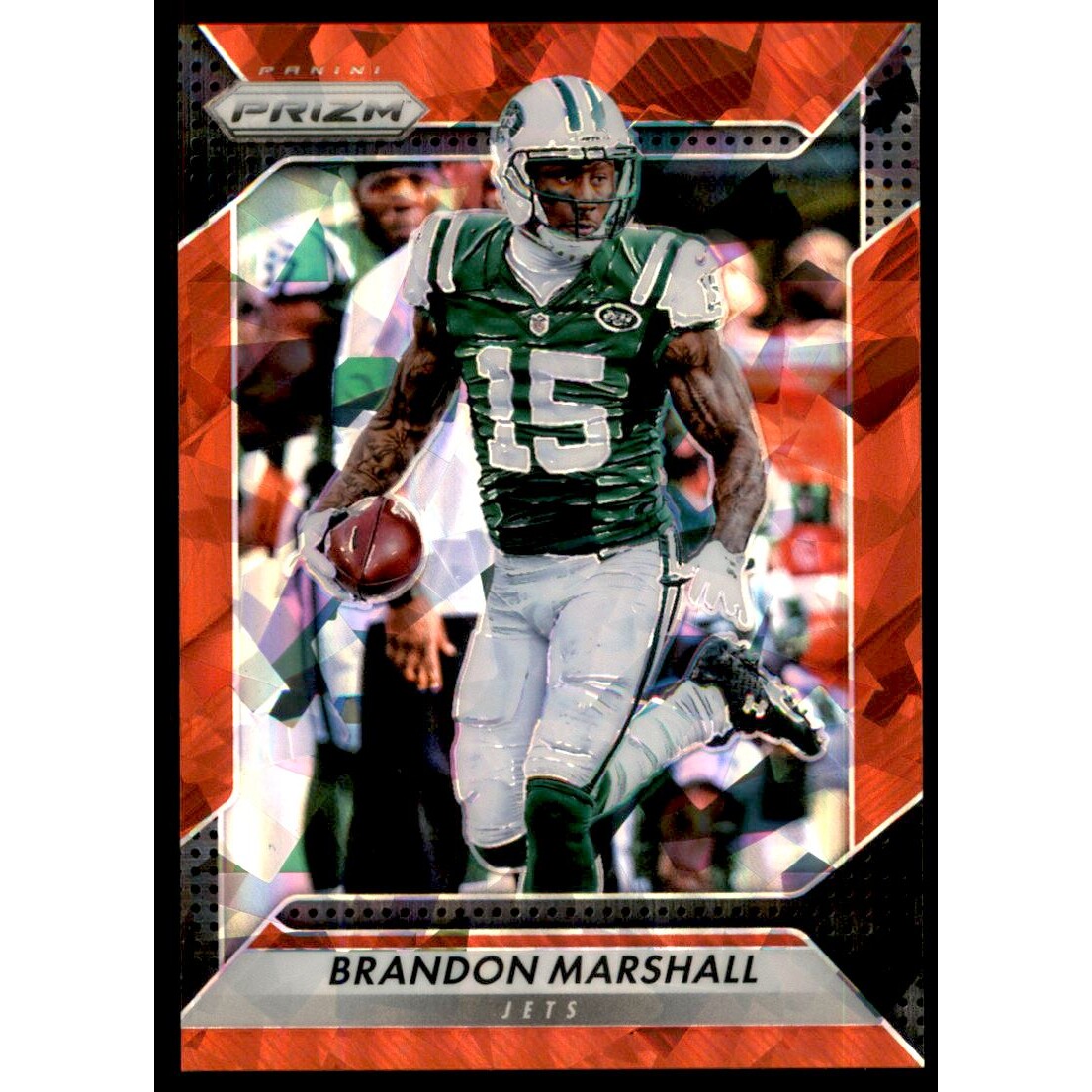 2016 Panini Prizm Prizms Red Crystals #102 Brandon Marshall