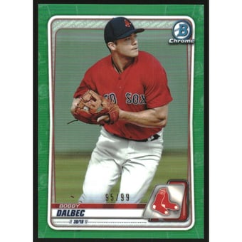 2020 Bowman Chrome Prospects Green Refractors #BCP86 Bobby Dalbec