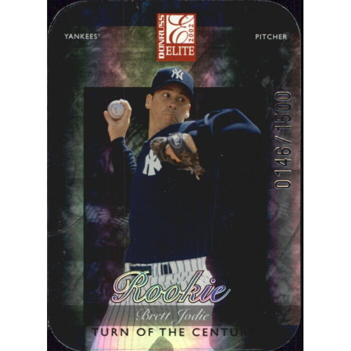 2002 Donruss Elite Turn of the Century #160 Brett Jodie/50*. rookie card picture