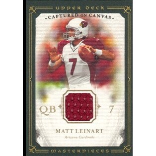 2008 UD Masterpieces Captured on Canvas Jerseys #CC50 Matt Leinart