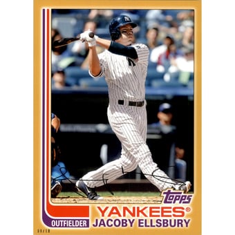 2017 Topps Archives 5x7 Gold #126 Jacoby Ellsbury