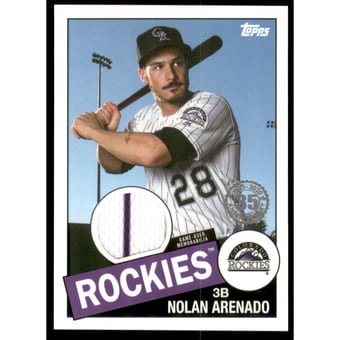 2020 Topps '85 Topps Relics #85RNA Nolan Arenado