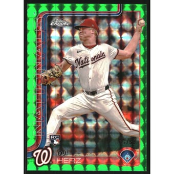 2025 Topps Chrome Green Geometric Refractors #270 DJ Herz