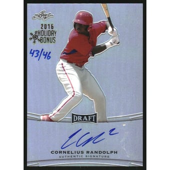 2015 Leaf Metal Draft #BACR1 Cornelius Randolph