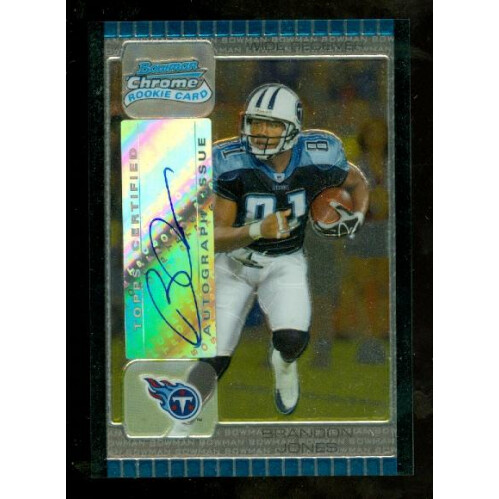 2005 Bowman Chrome #238 Brandon Jones AU B RC. rookie card picture