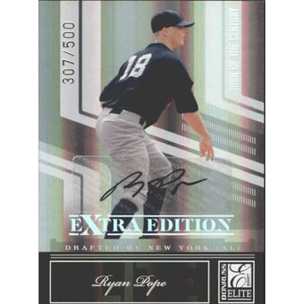 2007 Donruss Elite Extra Edition Signature Turn of the Century #37 Ryan Pope/500