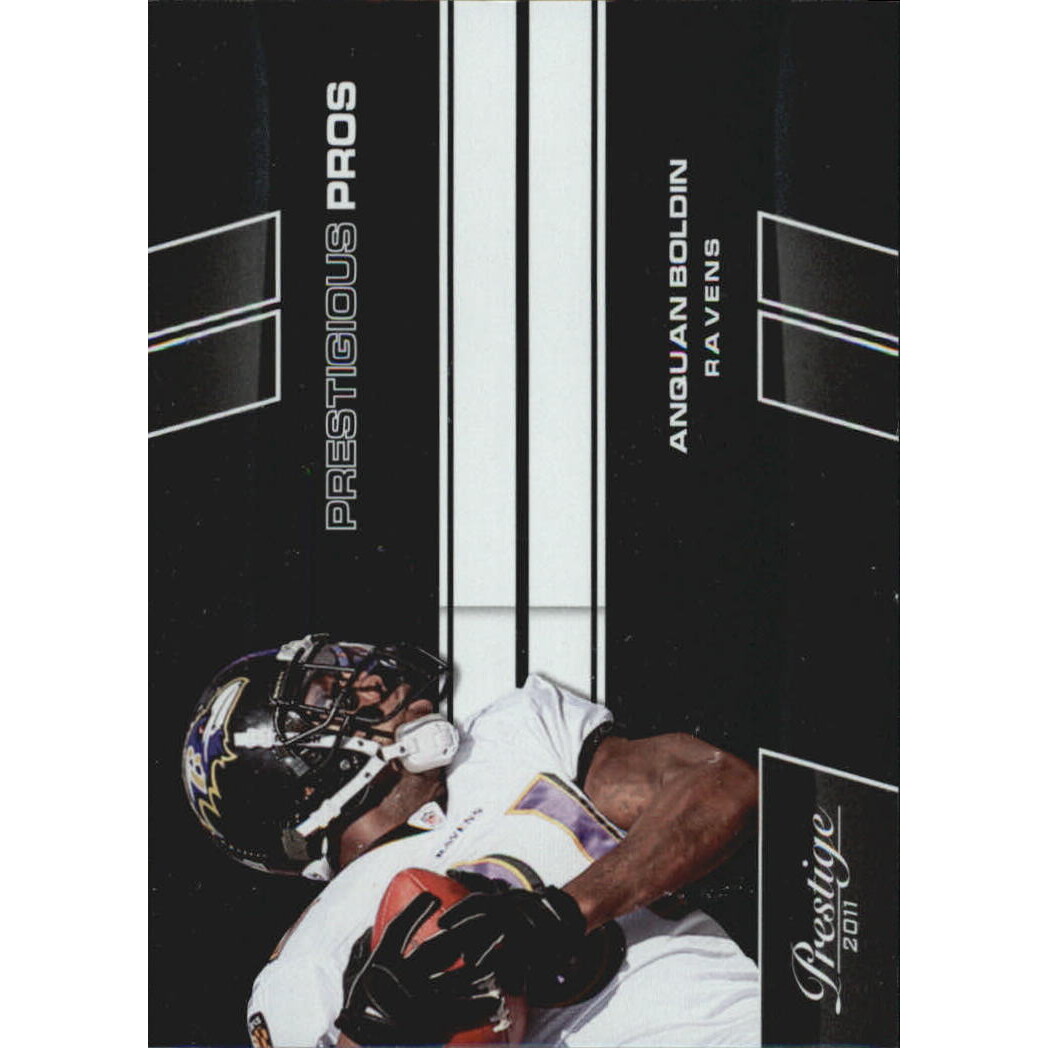 2011 Prestige Prestigious Pros Black #2 Anquan Boldin