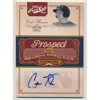 2011 Prime Cuts Prospect Signatures Silver #CT Carl Thomore/99