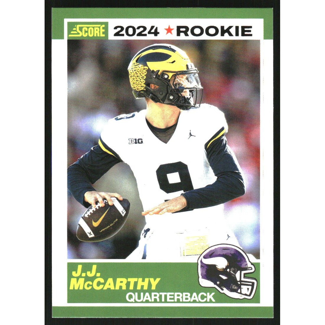 2024 Score 35th Anniversary Rookie #8 J.J. McCarthy