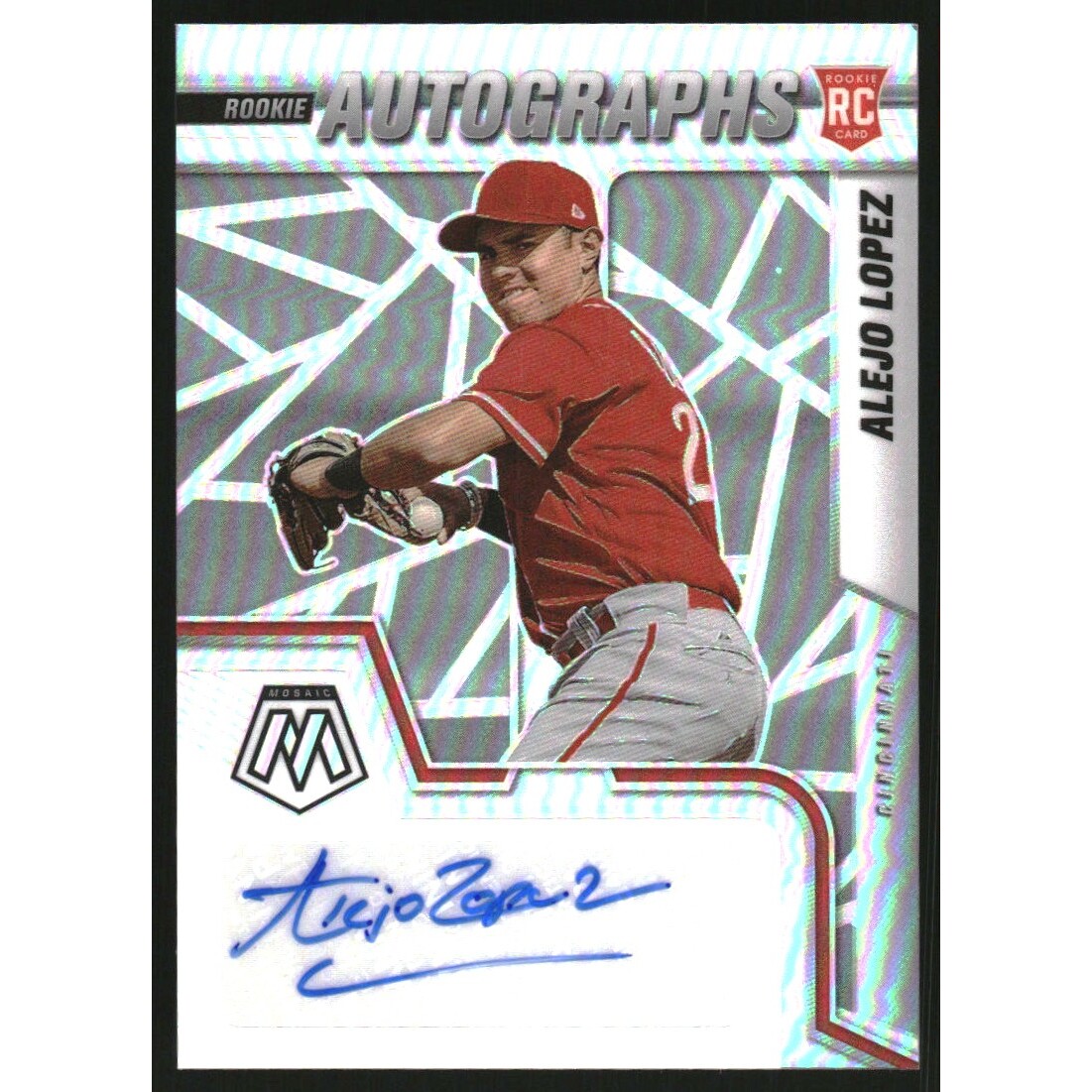 2022 Panini Mosaic Rookie Autographs #60 Alejo Lopez