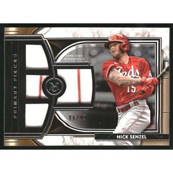 2021 Topps Museum Collection Primary Pieces Quad Relics #SPQRNS Nick Senzel