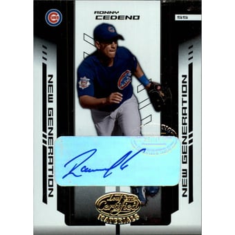 2004 Leaf Certified Materials #270 R.Cedeno NG AU/1000 RC