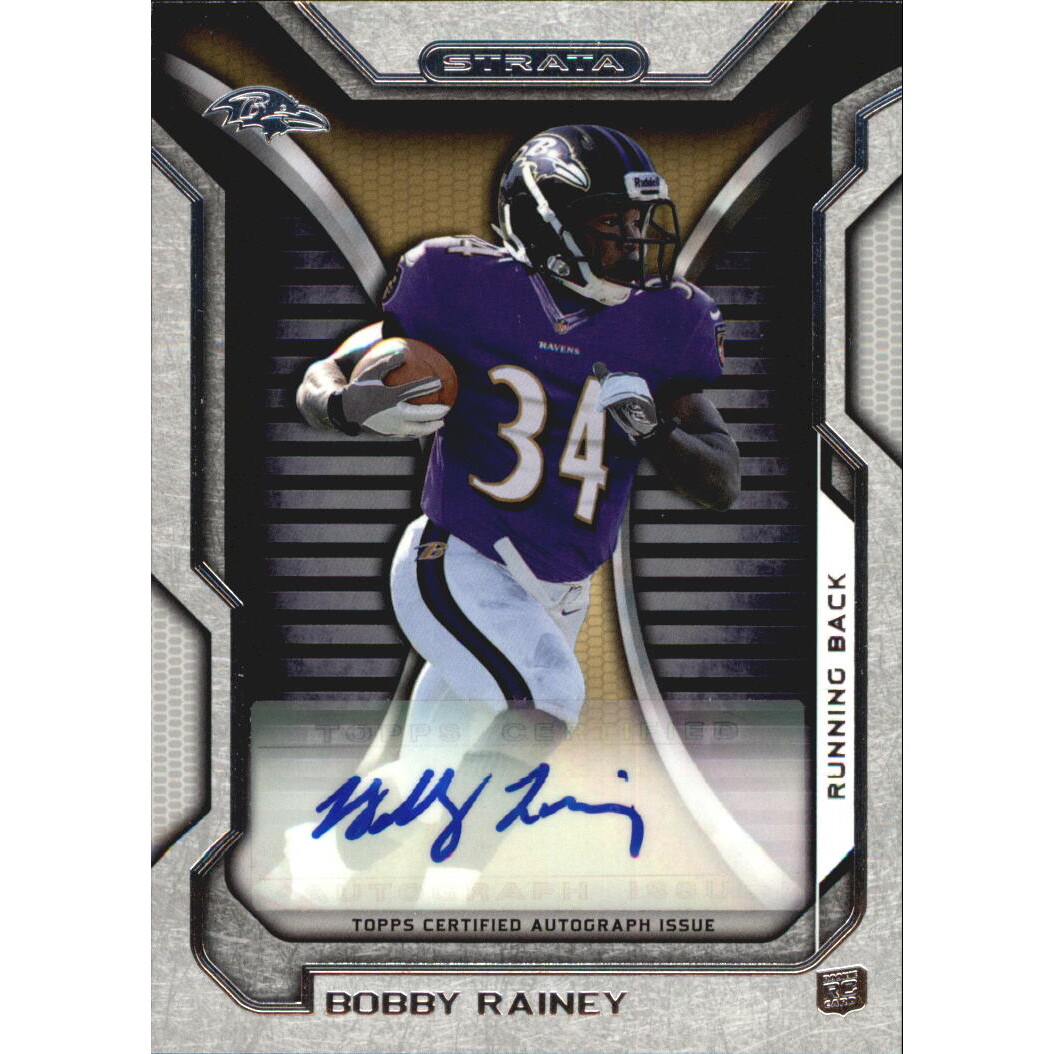 2012 Topps Strata Rookie Autographs #RABR Bobby Rainey. rookie card picture