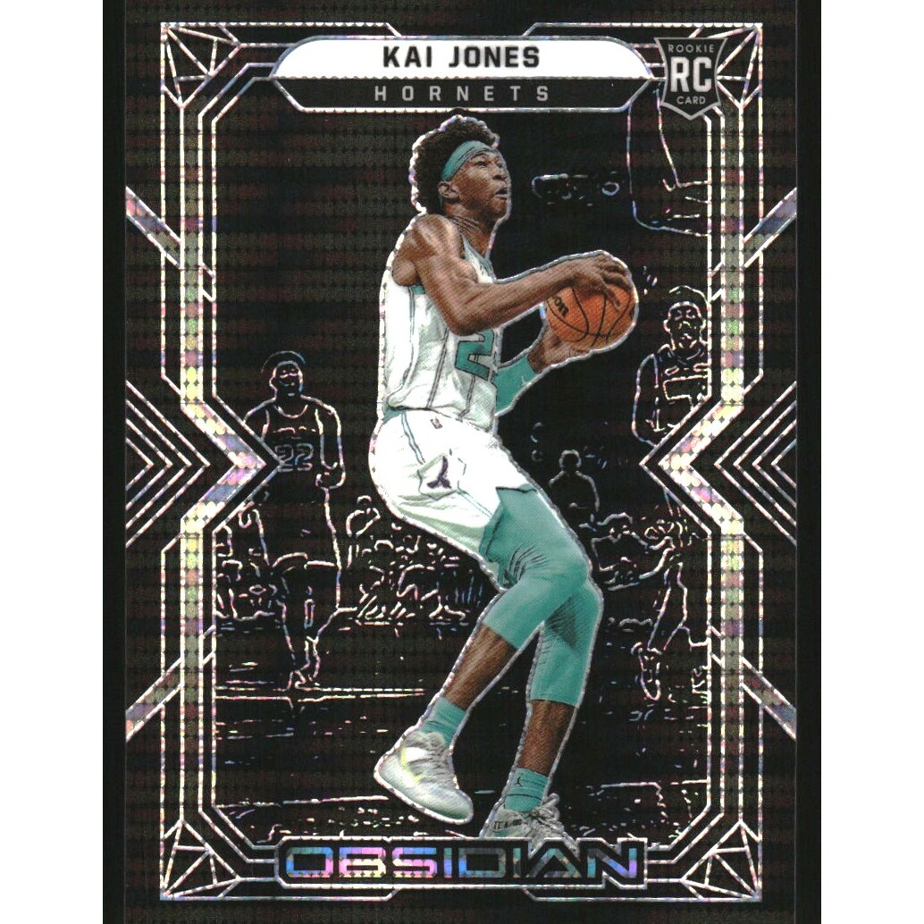 2021-22 Panini Obsidian Electric Etch Asia #185 Kai Jones
