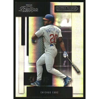 2004 Playoff Prestige Xtra Bases Black #40 Corey Patterson