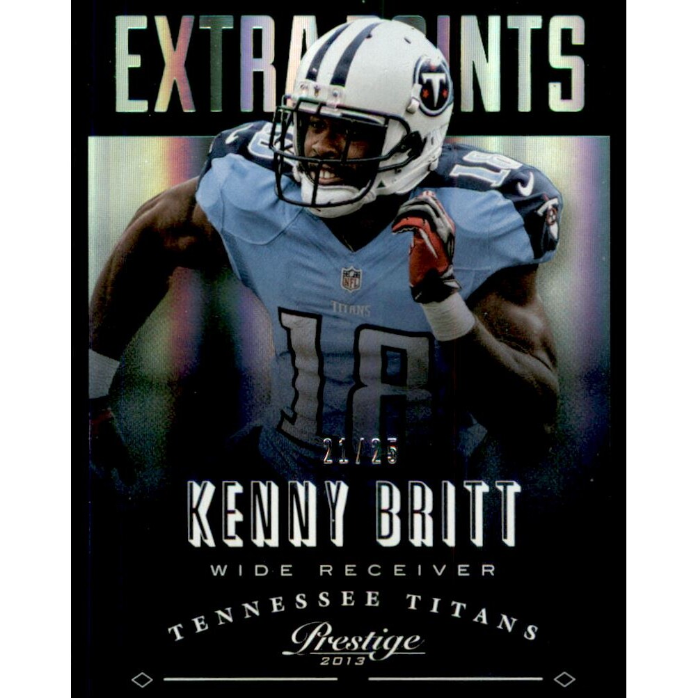 2013 Prestige Extra Points Green #189 Kenny Britt