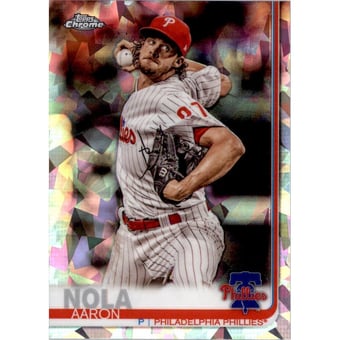 2019 Topps Chrome Sapphire #163 Aaron Nola
