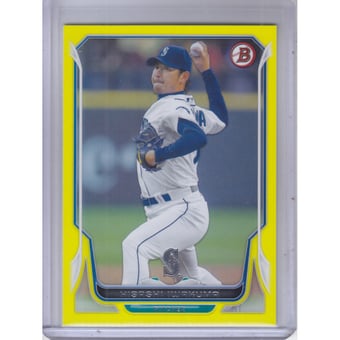 2014 Bowman Yellow #103 Hisashi Iwakuma