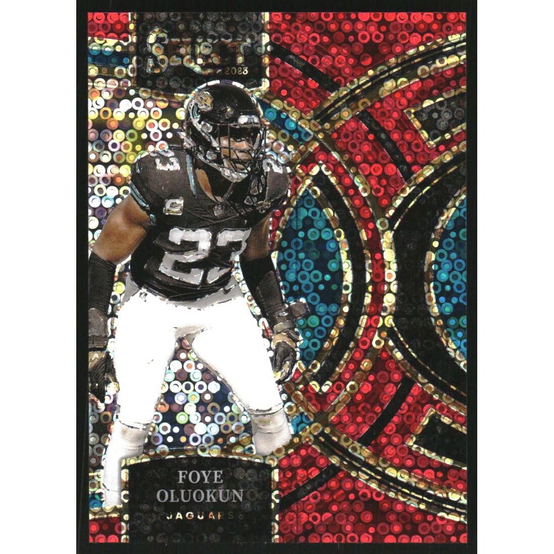 2023 Select Prizm Red Disco #139 Foye Oluokun