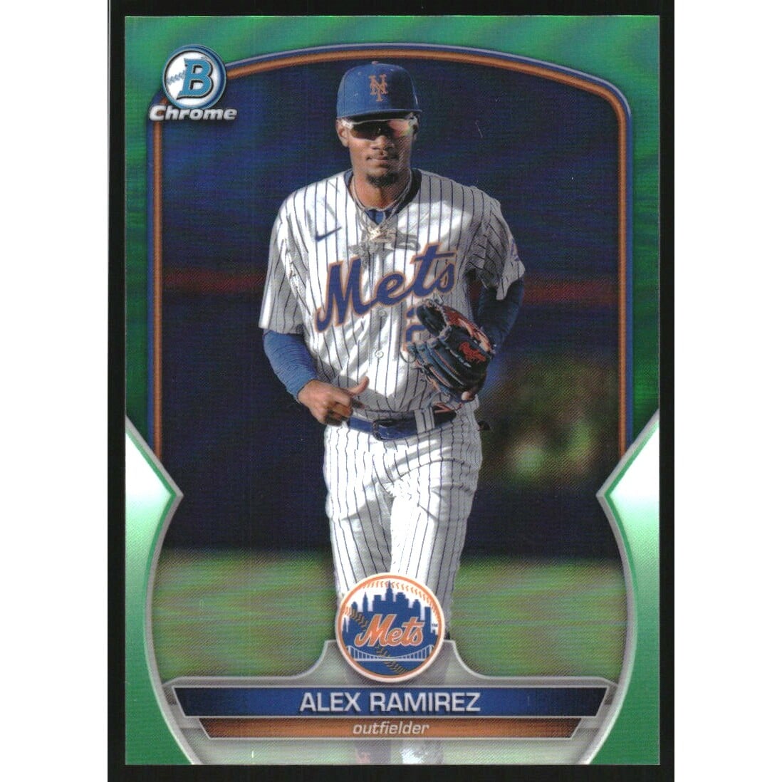 2023 Bowman Chrome Prospects Green Refractors #BCP211 Alex Ramirez