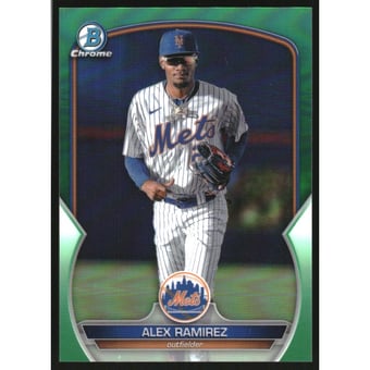 2023 Bowman Chrome Prospects Green Refractors #BCP211 Alex Ramirez