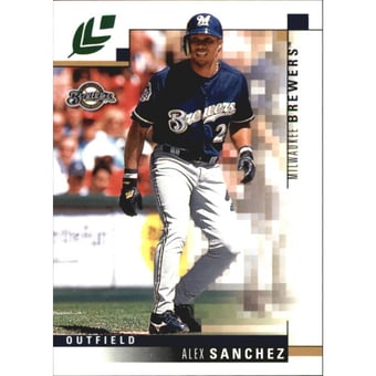 2003 Leaf Green #189 Alex Sanchez