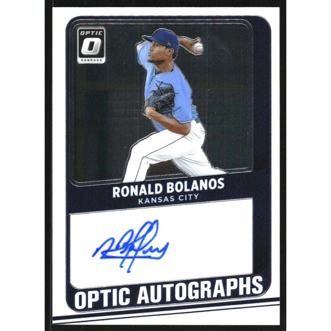 2021 Donruss Optic Autographs #35 Ronald Bolanos. rookie card picture