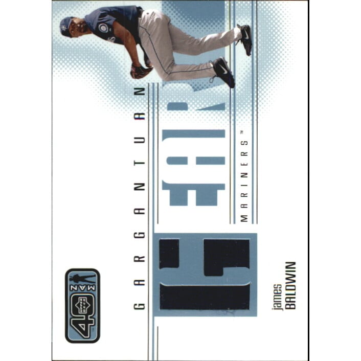 2002 Upper Deck 40-Man Gargantuan Gear #GJB James Baldwin. rookie card picture