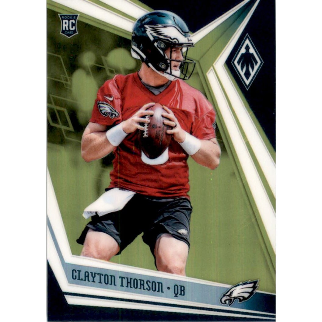 2019 Panini Phoenix Yellow #199 Clayton Thorson. rookie card picture