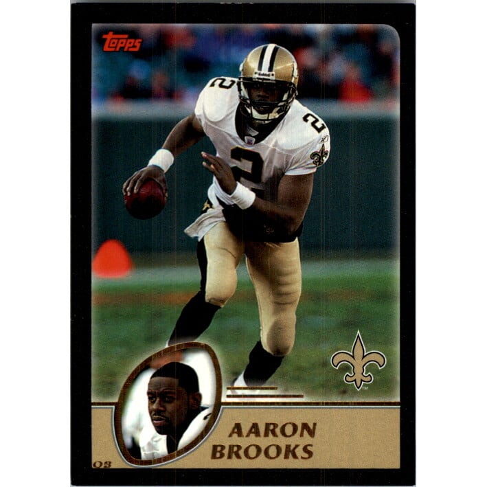 2003 Topps Black #145 Aaron Brooks. rookie card picture