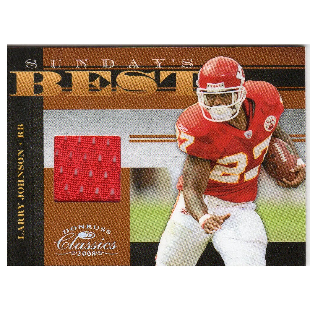 2008 Donruss Classics Sunday's Best Jerseys #7 Larry Johnson