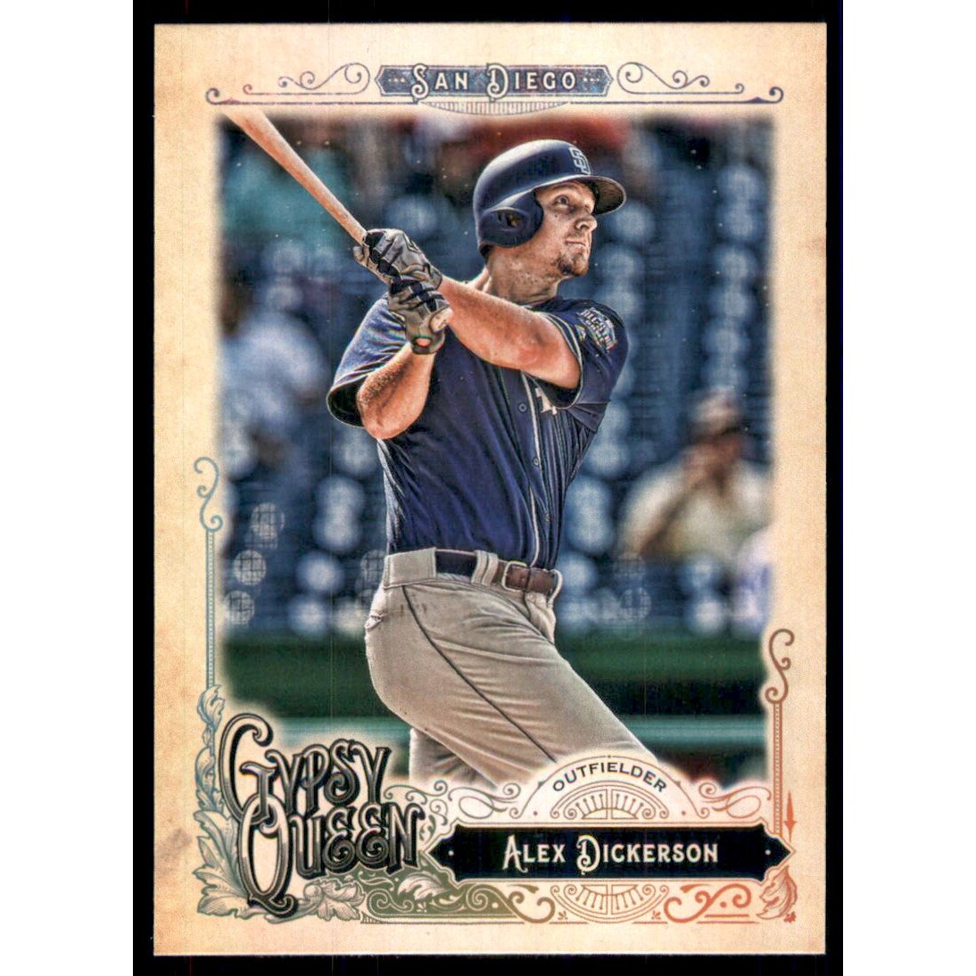 2017 Topps Gypsy Queen Green Back #205 Alex Dickerson. rookie card picture