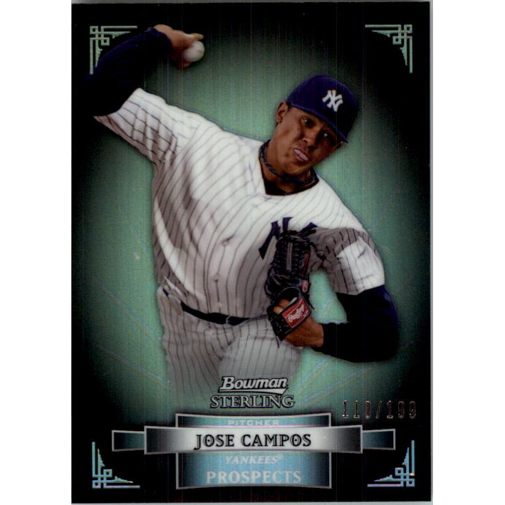 2012 Bowman Sterling Prospects Refractors #BSP11 Jose Campos. rookie card picture