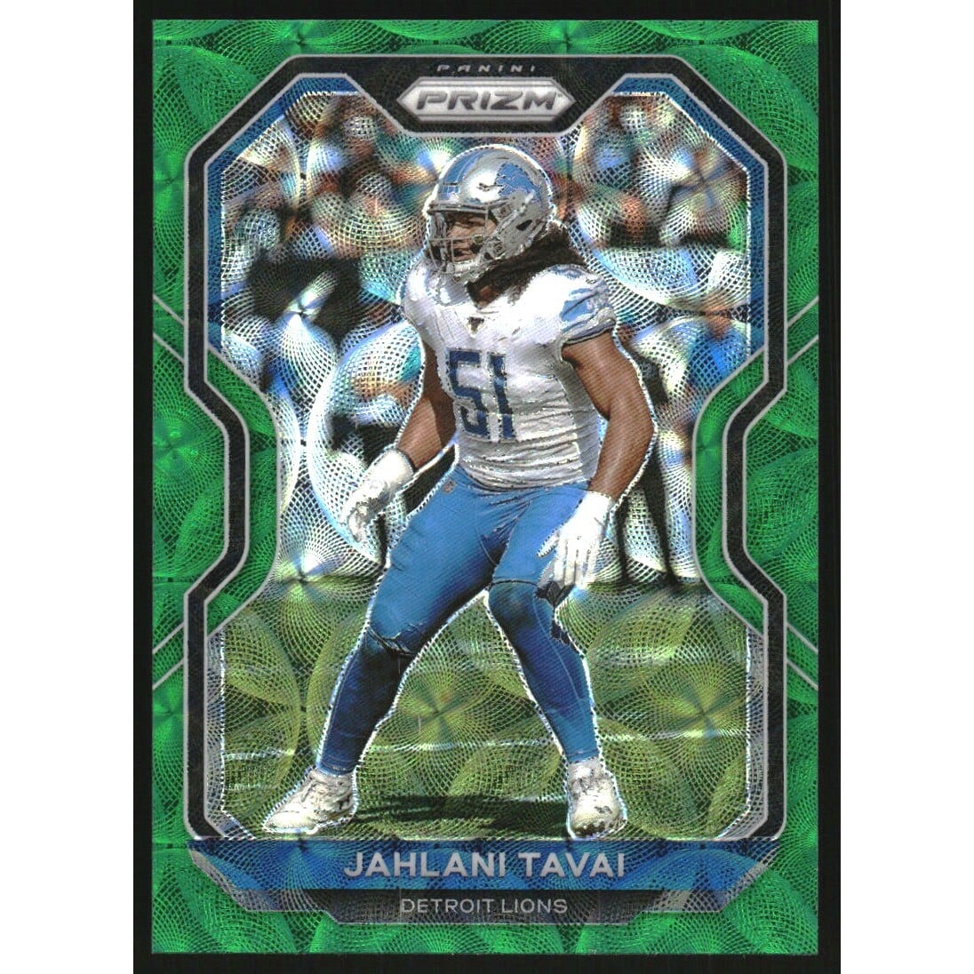 2020 Panini Prizm Prizms Green Scope #203 Jahlani Tavai. rookie card picture