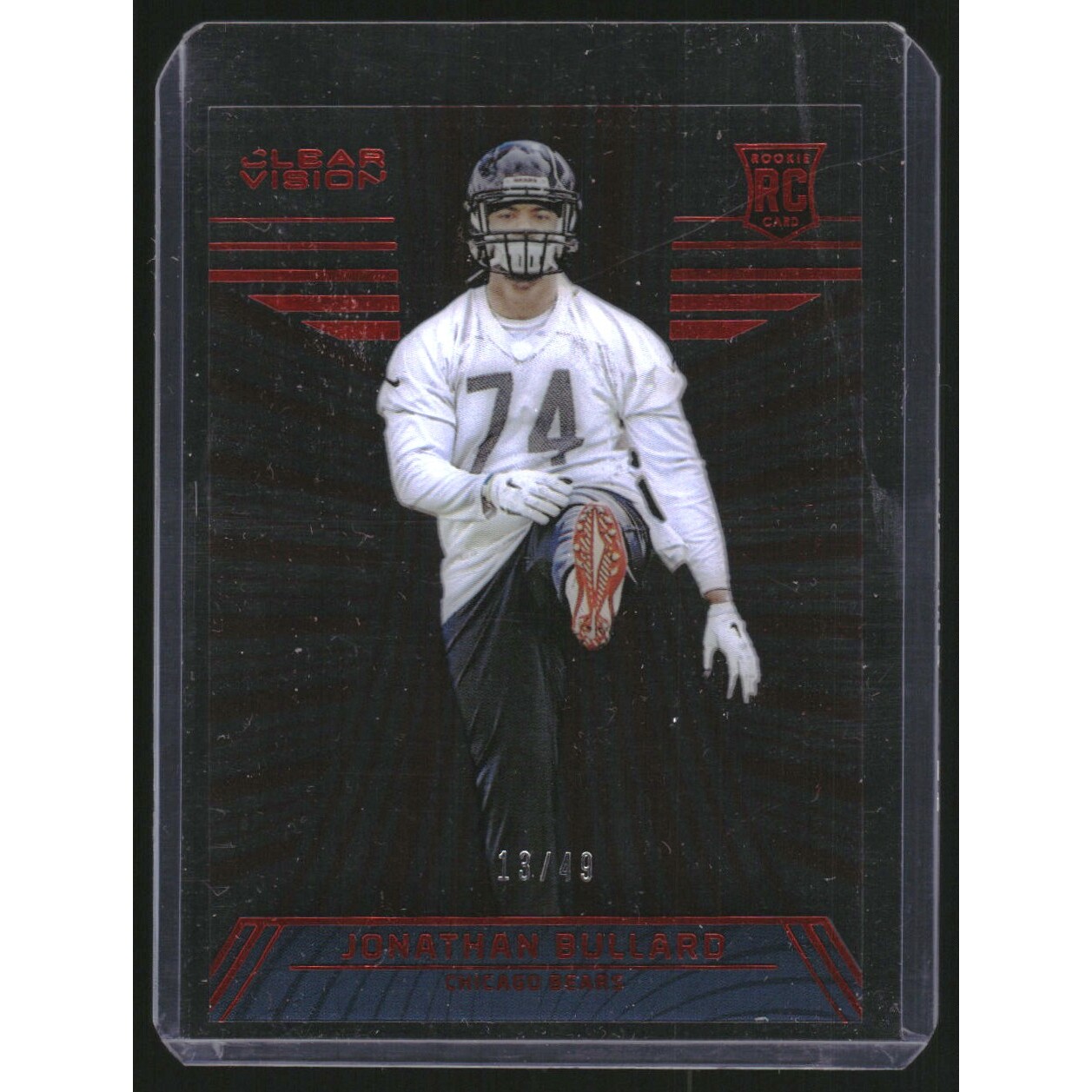 2016 Panini Clear Vision Red #106 Jonathan Bullard L1