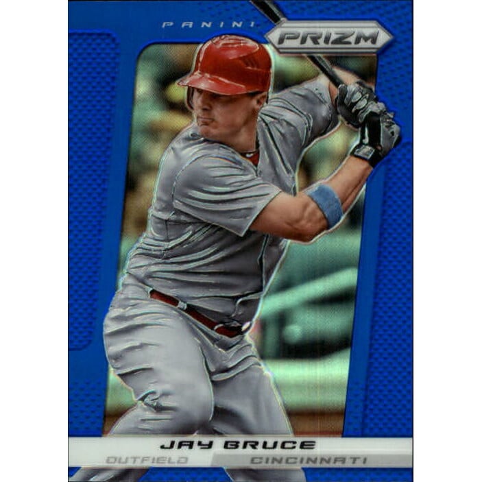 2013 Panini Prizm Prizms Blue #57 Jay Bruce. rookie card picture