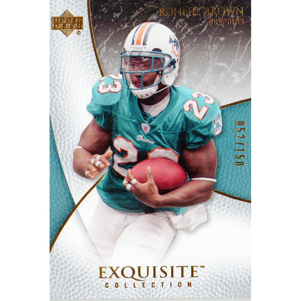 2007 Exquisite Collection #34 Ronnie Brown