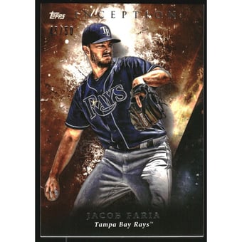 2018 Topps Inception Orange #6 Jacob Faria