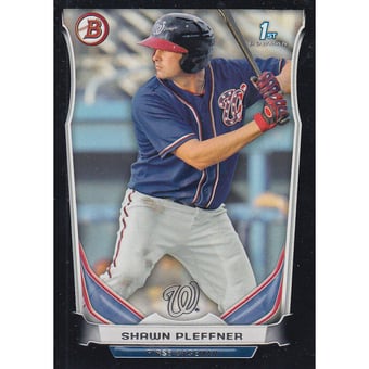 2014 Bowman Prospects Black #BP50 Shawn Pleffner