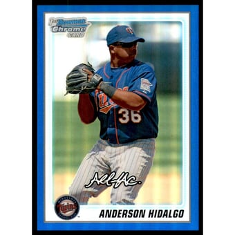 2010 Bowman Chrome Prospects Blue Refractors #BCP159 Anderson Hidalgo